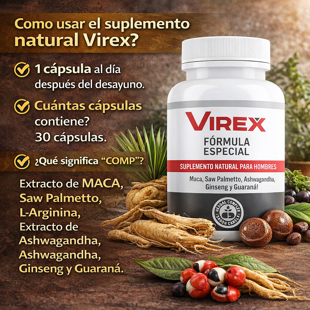 🔥 VIREX SUPLEMENTO - DULCE DUROS CON GUARANÁ 🤩